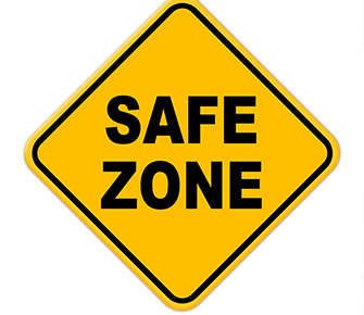 Safe Zone sign
