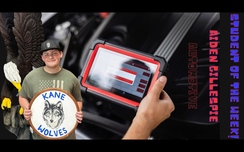 Seneca Highlands Career and Technical Center Student of the Week – Aiden Gillespie