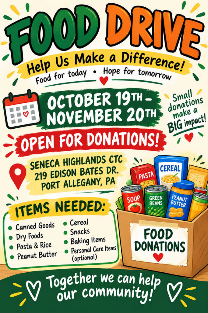 Food Drive flyer