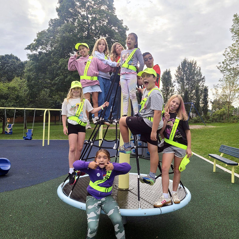Safety Patrol team members smiling for the camera