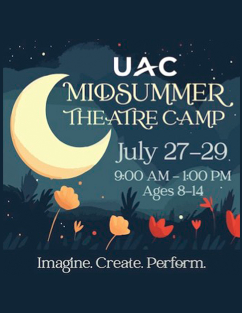 UAC Midsummer Theatre Camp flyer
