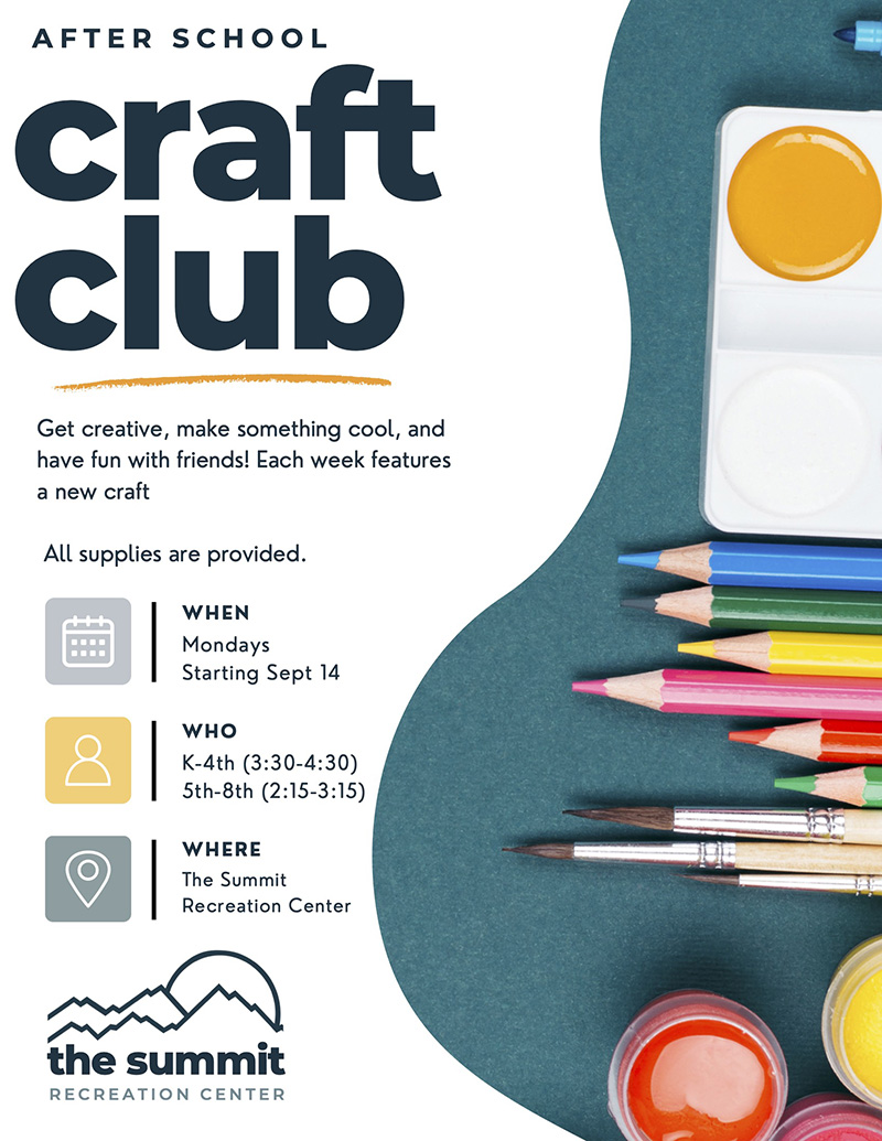 graphic-Community-OakleyExpressFlyer After School Craft Club flyer