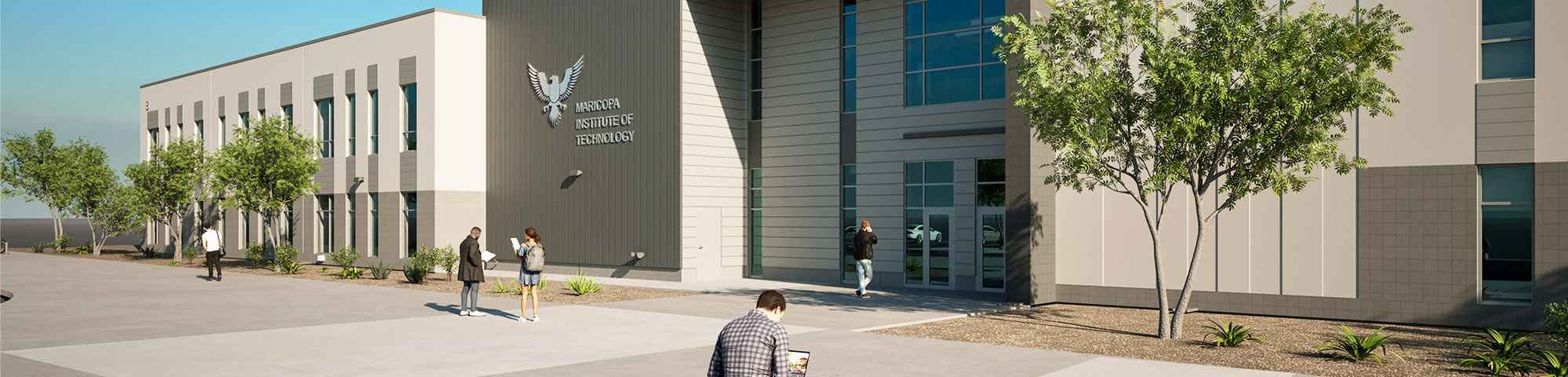 Architectural rendering of Maricopa Institute of Technology building