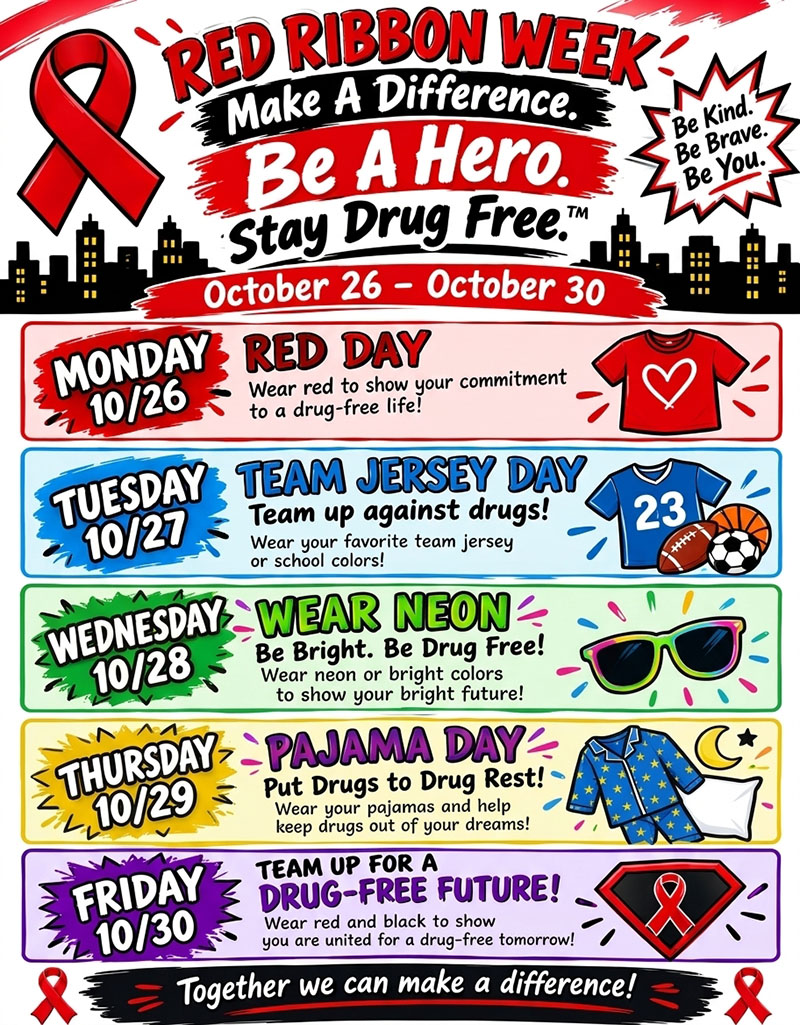Red Ribbon Week flyer