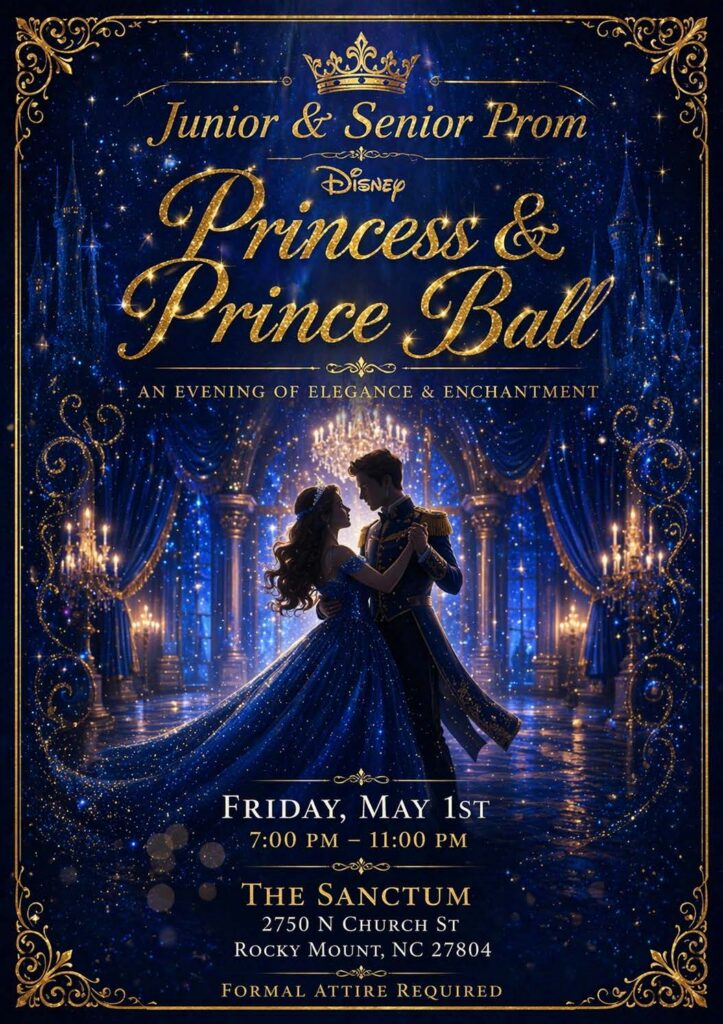 Junior & Senior Prom flyer