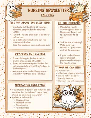 Fall 2026 Nursing Newsletter